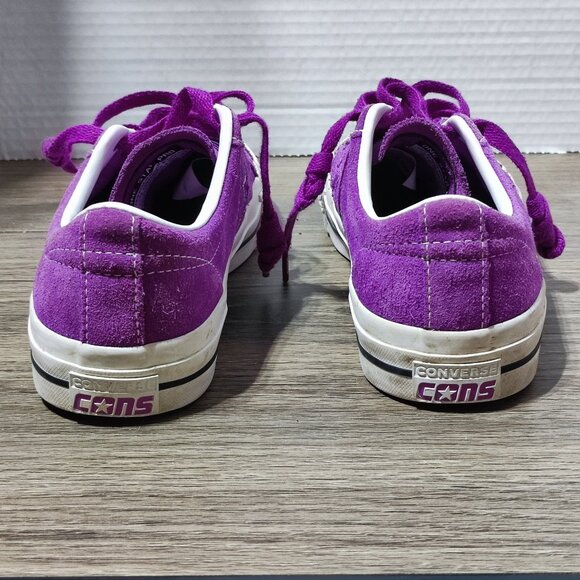 Converse Cons One Star Suede Low Top Skater Sneakers Unisex M 4 W 5.5 Purple - Picture 4 of 14